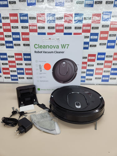 Robot Aspirador 2en1 3600Pa Fregasuelos Negro Inteligente
